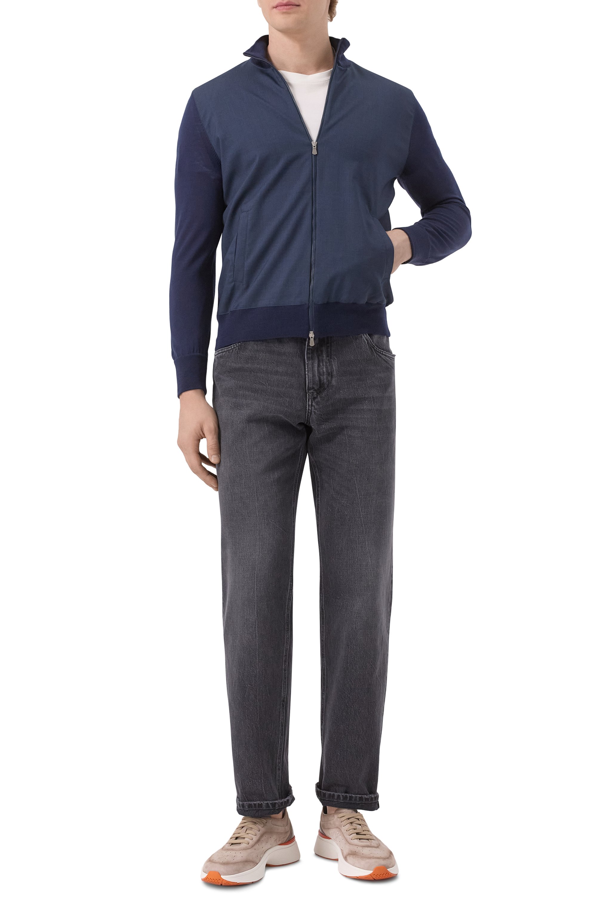 Замшевые кроссовки bounce SANTONI, арт. MBBG22070BARTS0G, фото 2