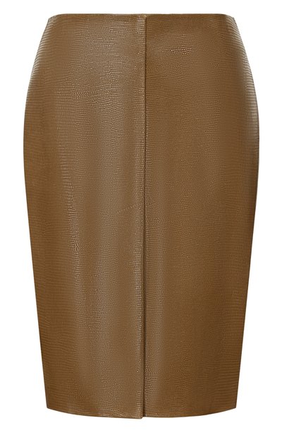 Женская кожаная юбка 12 STOREEZ, арт. 138642