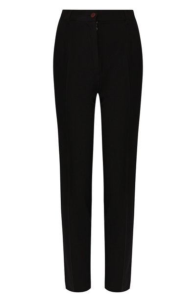 Женские брюки из смеси шерсти и шелка DOLCE & GABBANA, арт. FTBPAT/FUBAJ