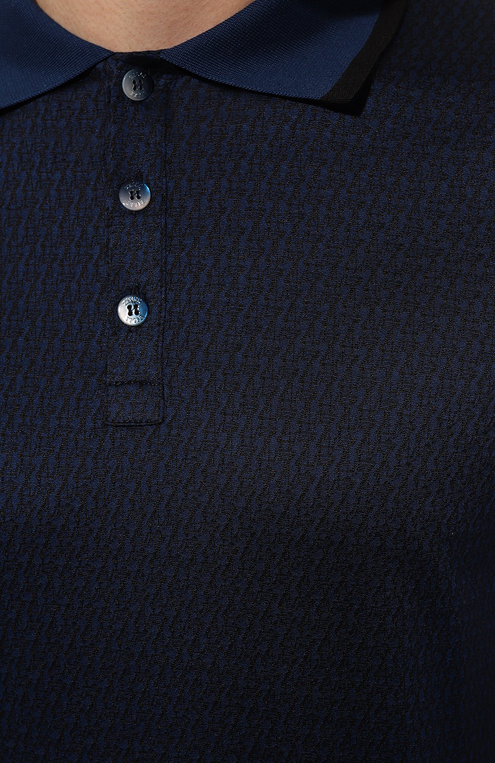 Поло из хлопка и шелка ZILLI, арт. KBP005M0107VZJA00M, фото 5