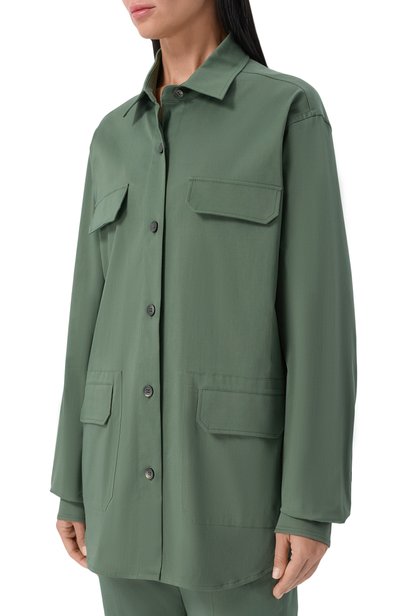 Рубашка из хлопка и шелка MVST, арт. M26.CSW.B412/SILK P0PELINE, фото 3