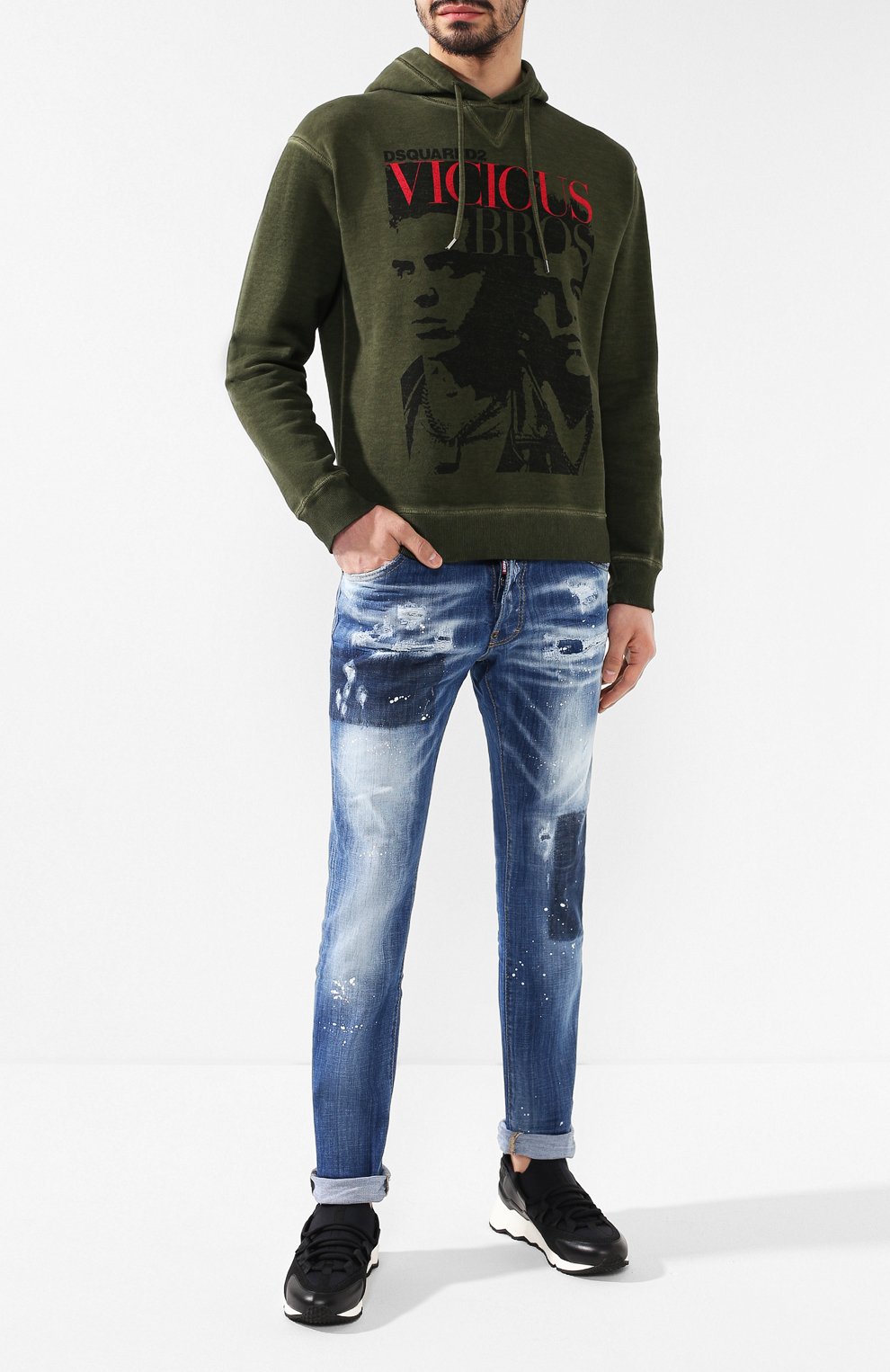 Джинсы прямого кроя DSQUARED2, арт. S71LB0604/S30342, фото 2