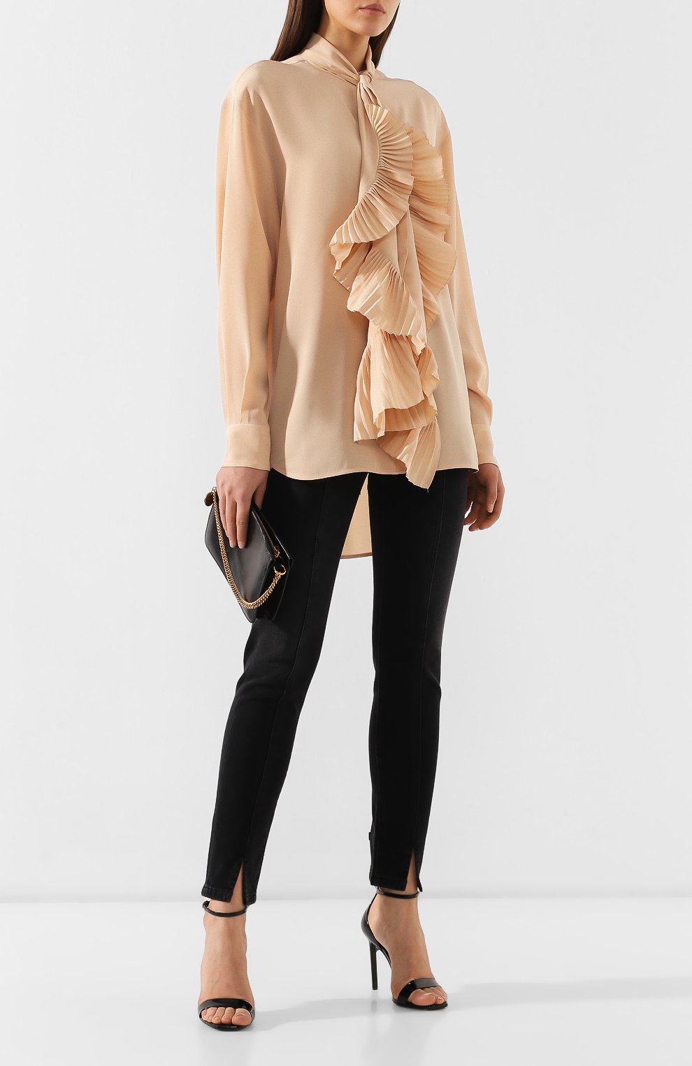 Шелковая блузка GIVENCHY светло-розового цвета по цене 104500 руб., арт. BW60EK10JX, фото 2 Шелковая блузка GIVENCHY, арт. BW60EK10JX, фото 2