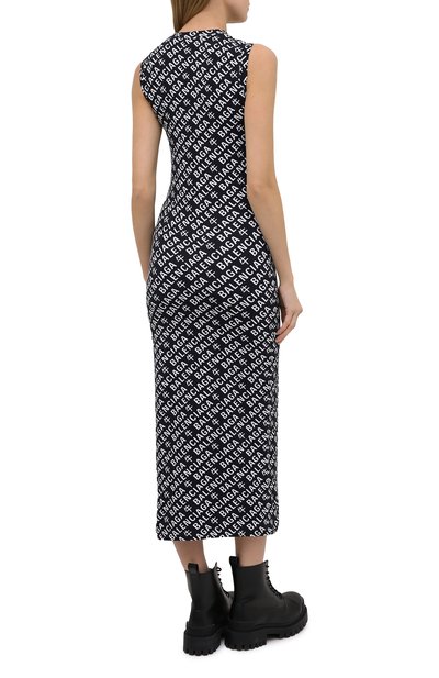 Хлопковое платье BALENCIAGA, арт. 646220/TJVE8, фото 4