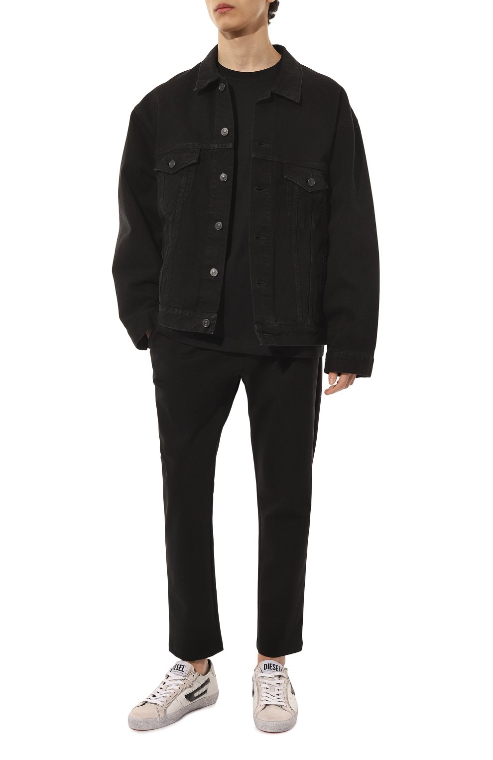 Брюки KAZUYUKI KUMAGAI черного цвета по цене 48650 руб., арт. AP22-036, фото 2 Брюки KAZUYUKI KUMAGAI, арт. AP22-036, фото 2