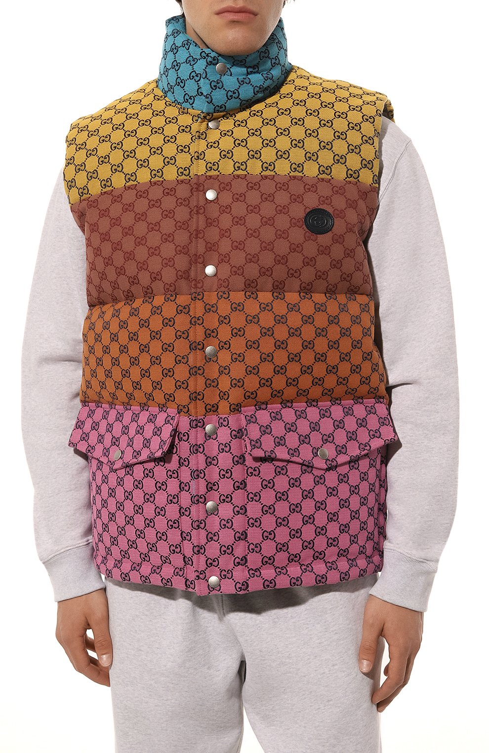 Пуховый жилет GUCCI, арт. 658112 Z8AOI, фото 3