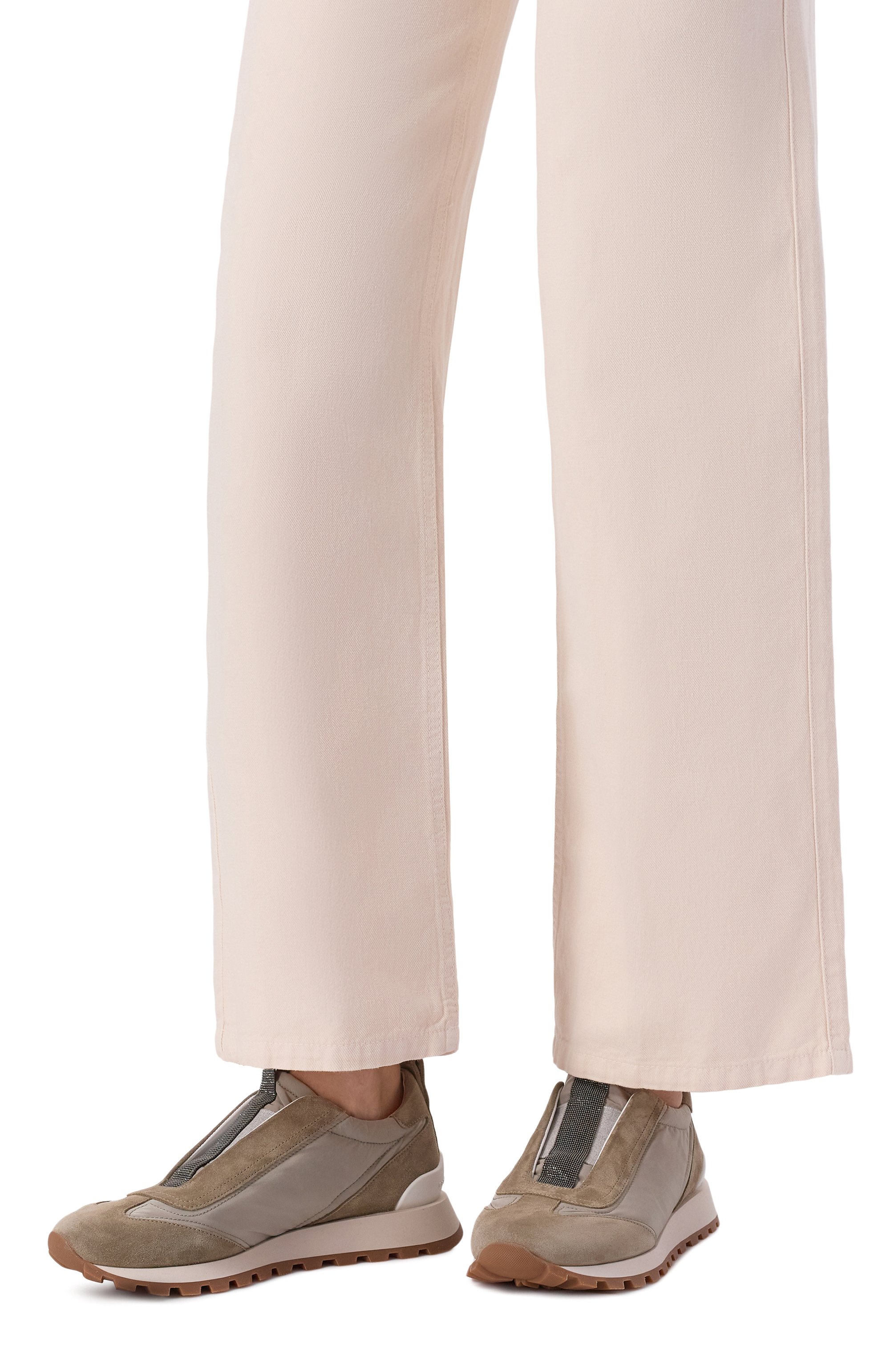 Комбинированные кроссовки BRUNELLO CUCINELLI, арт. MZ47G2127, фото 2