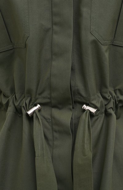 Хлопковая рубашка ALEXANDER MCQUEEN хаки цвета по цене 94950 руб., арт. 666320/QAAAY, фото 5 Хлопковая рубашка ALEXANDER MCQUEEN, арт. 666320/QAAAY, фото 5