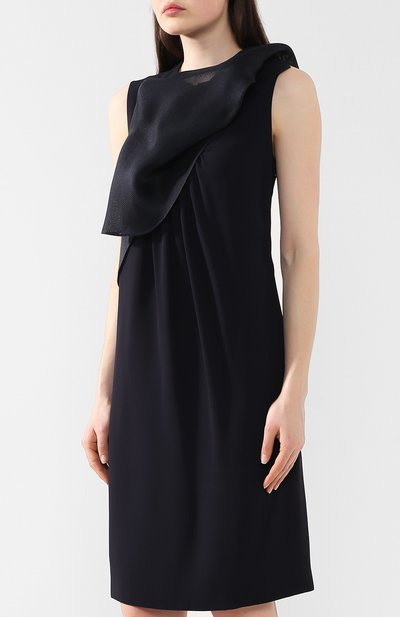Платье LANVIN темно-синего цвета по цене 147000 руб., арт. RW-DR255T-4085-P19, фото 3 Платье LANVIN, арт. RW-DR255T-4085-P19, фото 3