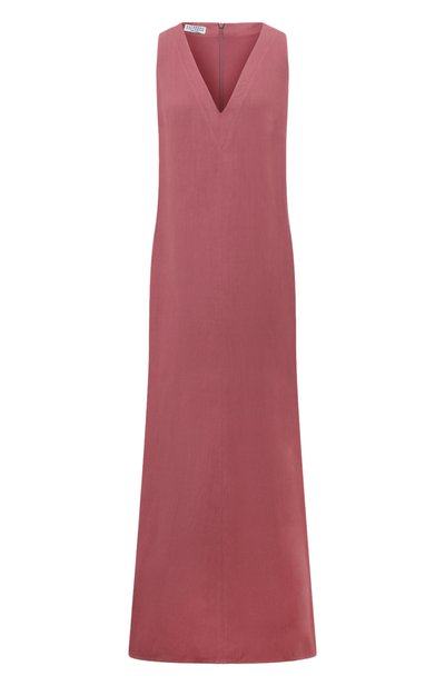Женское платье из вискозы и льна BRUNELLO CUCINELLI, арт. MH126A4812