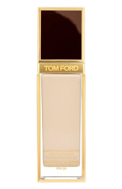 Женское тональная основа shade and illuminate spf50, оттенок 0.5 porcelain (30ml) TOM FORD, арт. T73C-03