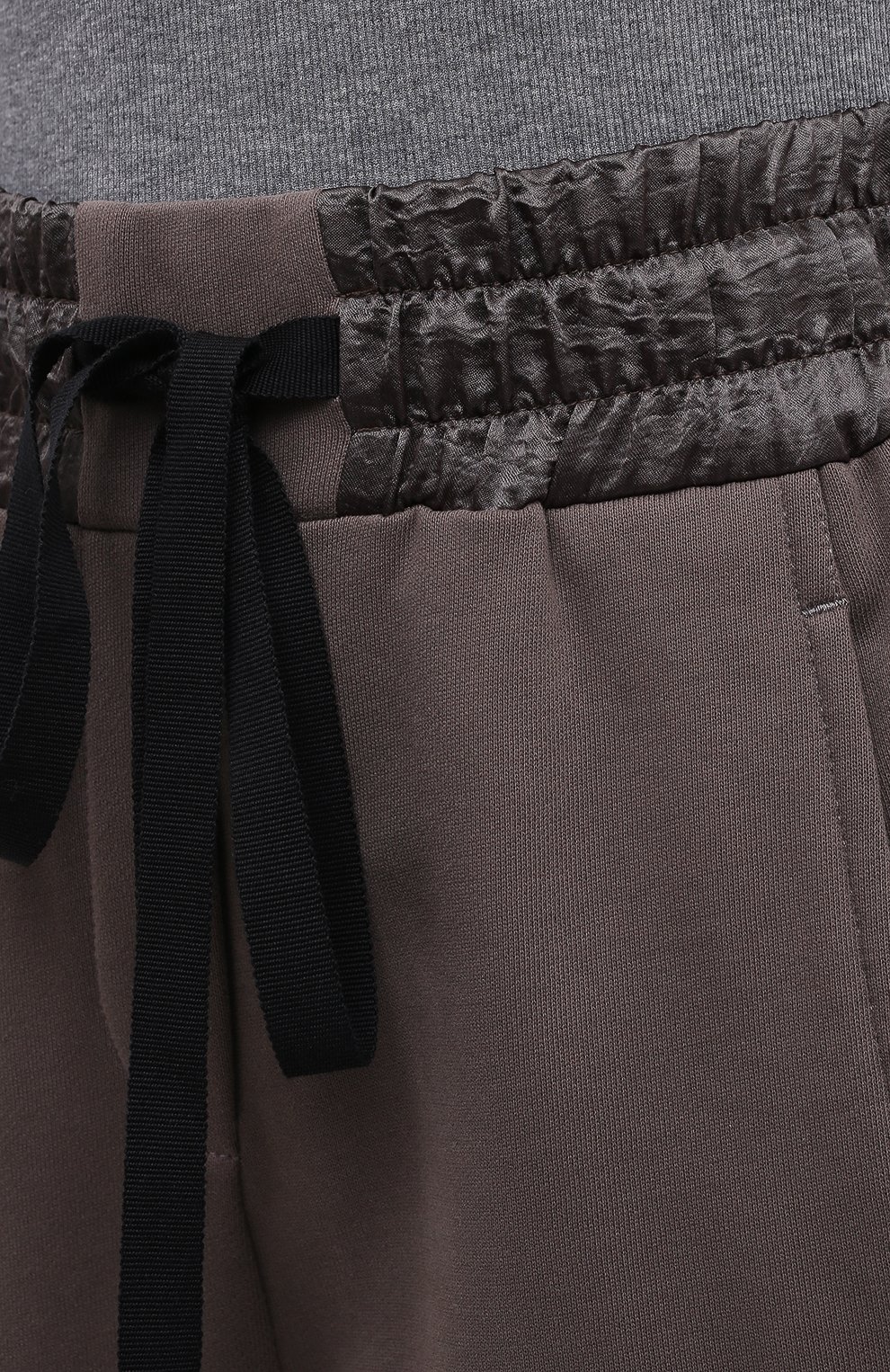 Хлопковые джоггеры ANN DEMEULEMEESTER коричневого цвета по цене 47450 руб., арт. 2002-2416-P-225-060, фото 6 Хлопковые джоггеры ANN DEMEULEMEESTER, арт. 2002-2416-P-225-060, фото 6