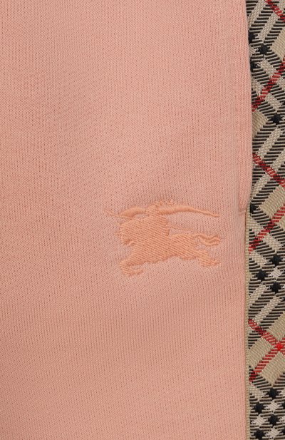 Хлопковые джоггеры BURBERRY, арт. 8112589, фото 3