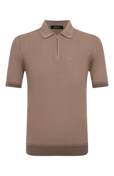 Мужское шелковое поло ZILLI, арт. KZP002M0641VBSH00