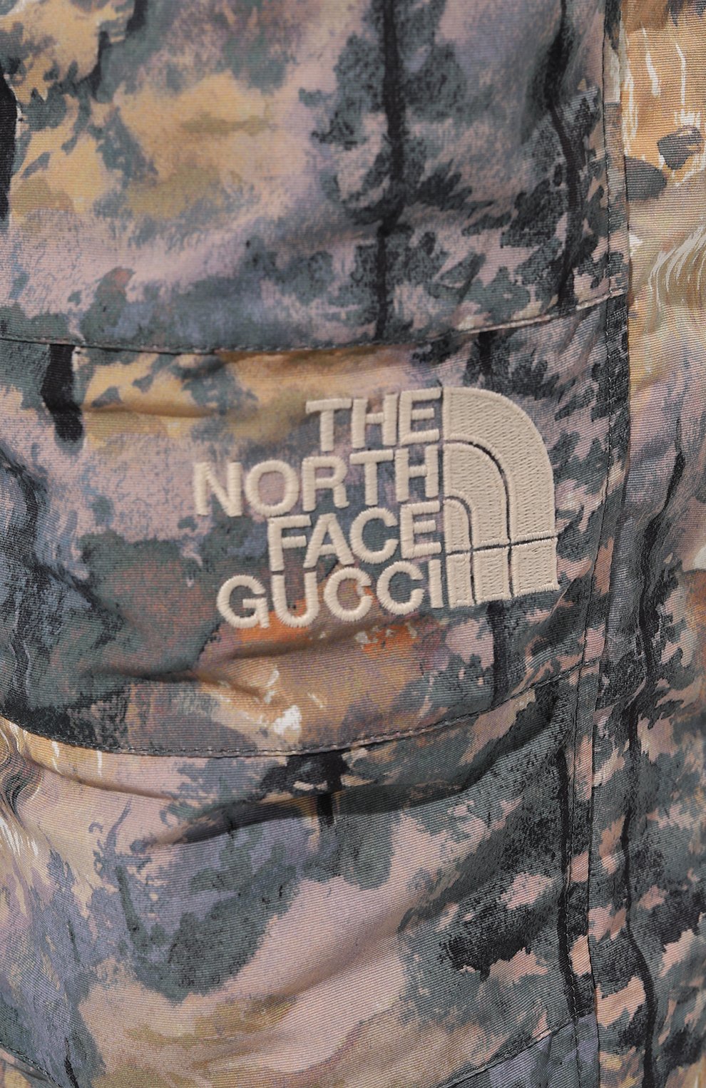 Джоггеры the north face x gucci GUCCI разноцветного цвета по цене 108000 руб., арт. 663742 ZAHTA, фото 5 Джоггеры the north face x gucci GUCCI, арт. 663742 ZAHTA, фото 5