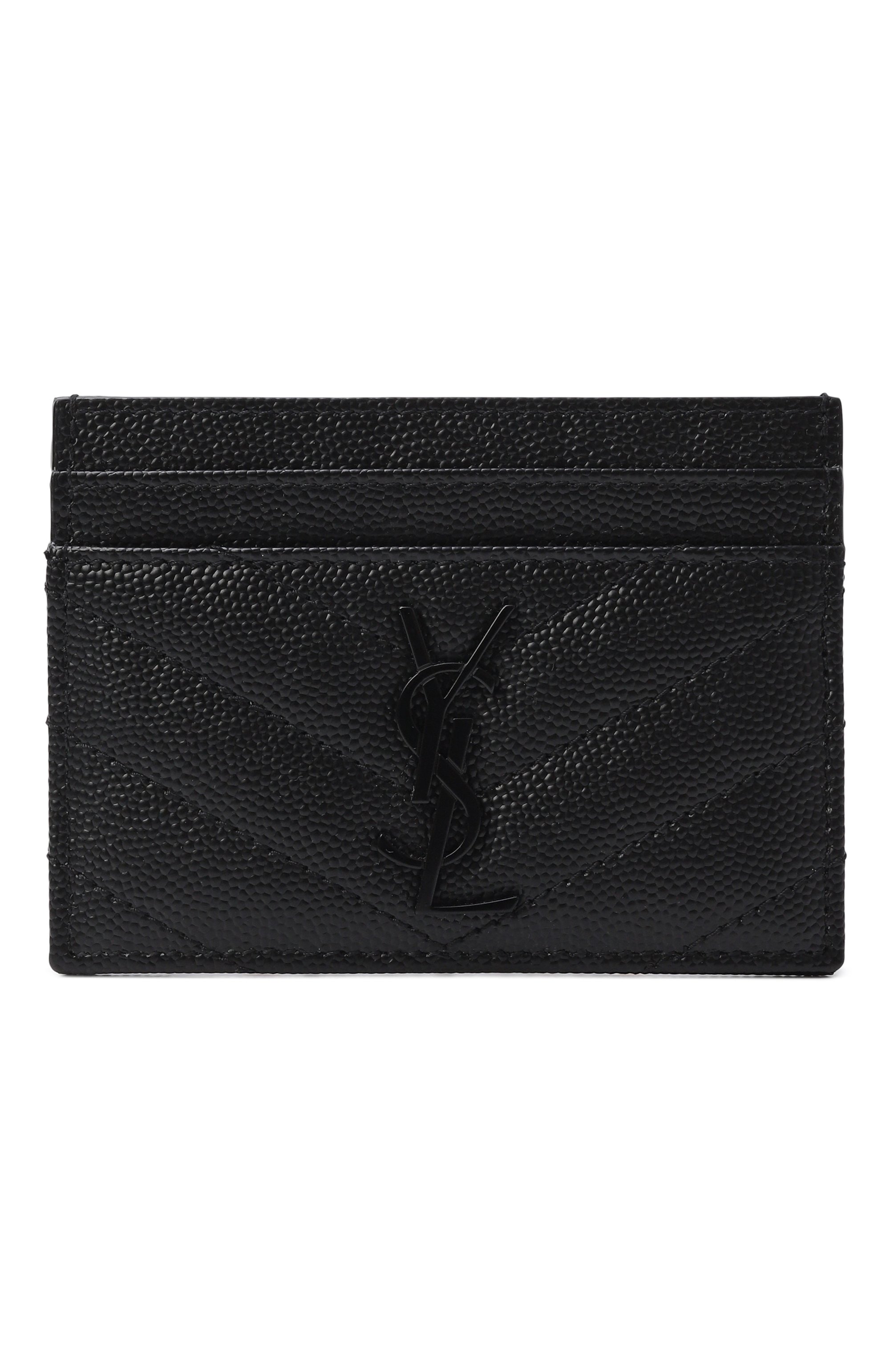 Кожаный футляр для кредитных карт SAINT LAURENT, арт. 423291/B0W08, фото 1