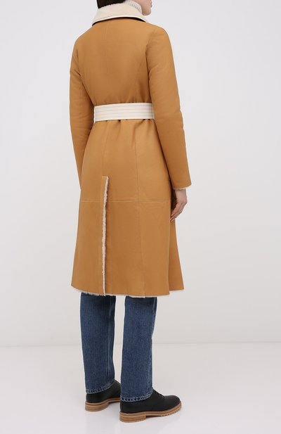 Дубленка BLANCHA коричневого цвета по цене 225000 руб., арт. 20099/301/33/IV0RY/CAMEL, фото 4 Дубленка BLANCHA, арт. 20099/301/33/IV0RY/CAMEL, фото 4