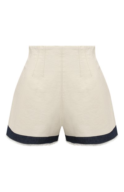 Женские джинсовые шорты PRADA, арт. GFP477-10G1-F01CD-221