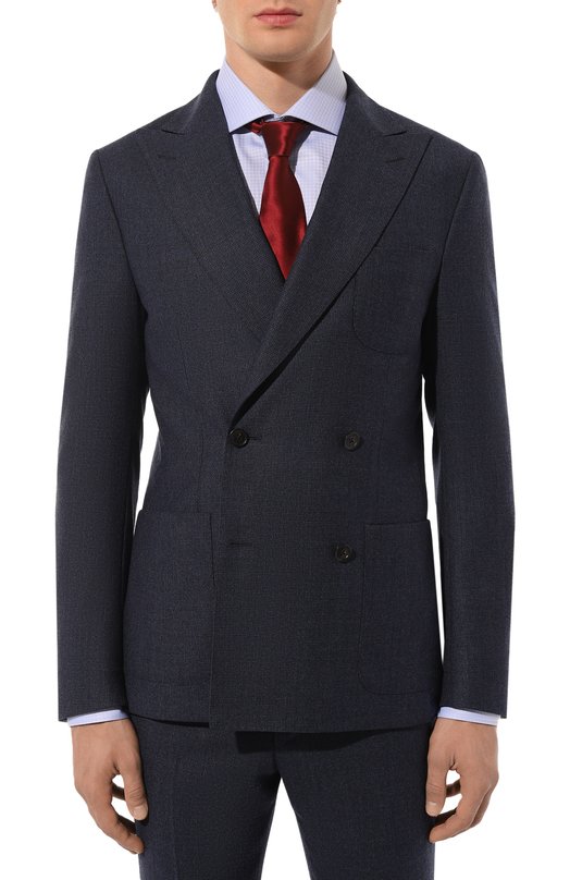 Костюм из шерсти и кашемира Corneliani 94X009-9417314_SET Синий  94X009-9417314_SET Фото 3