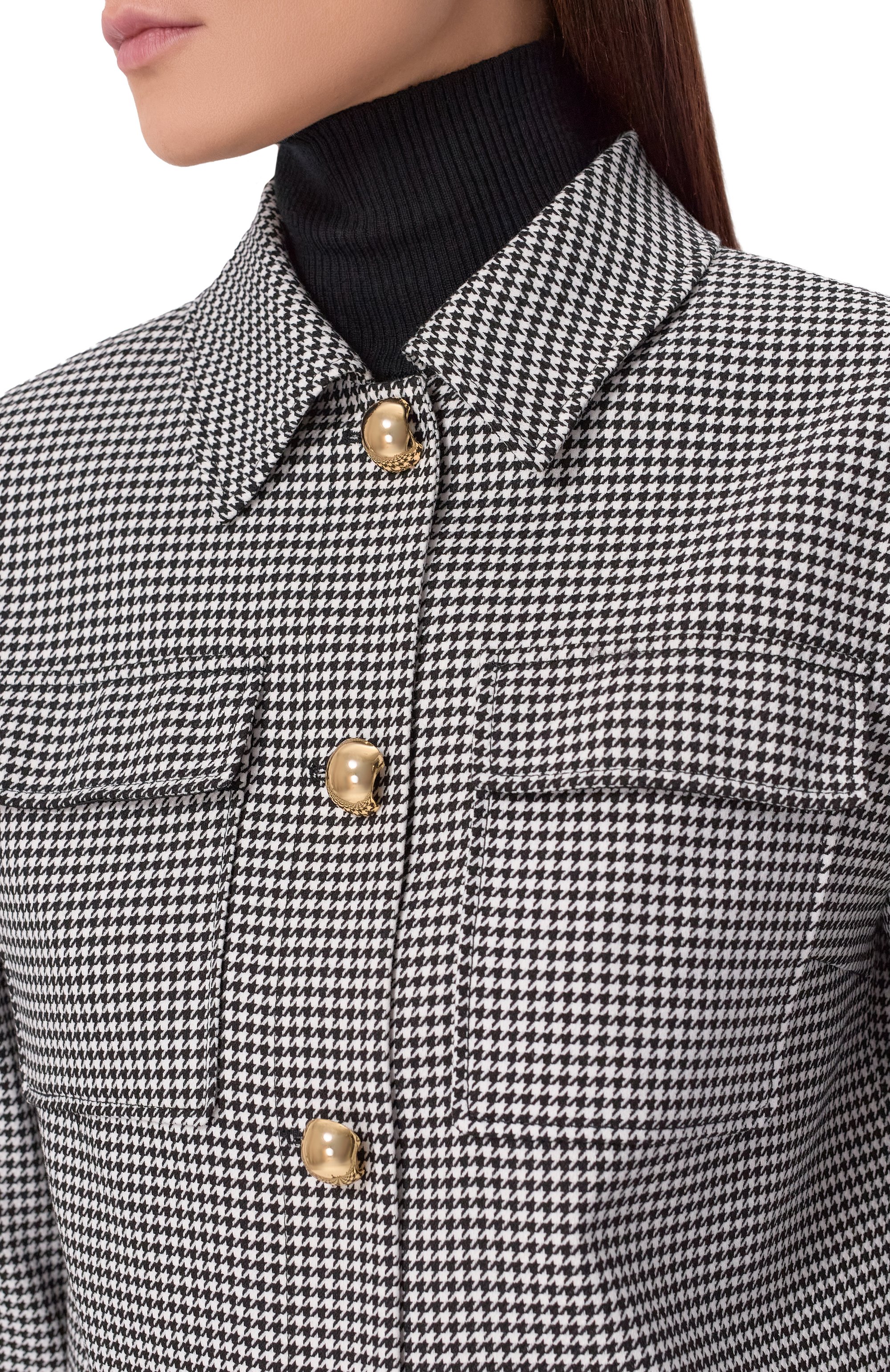 Жакет HUGO черно-белого цвета по цене 43450 руб., арт. 50555746, фото 5 Жакет HUGO, арт. 50555746, фото 5