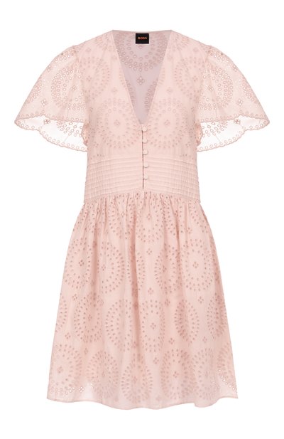 Женское хлопковое платье BOSS ORANGE, арт. 50538362