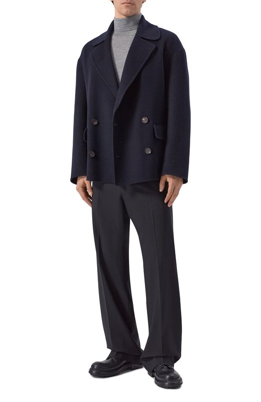 Шерстяное пальто Hevo GALESAN0D/I700 Синий  GALESAN0D/I700 Фото 2