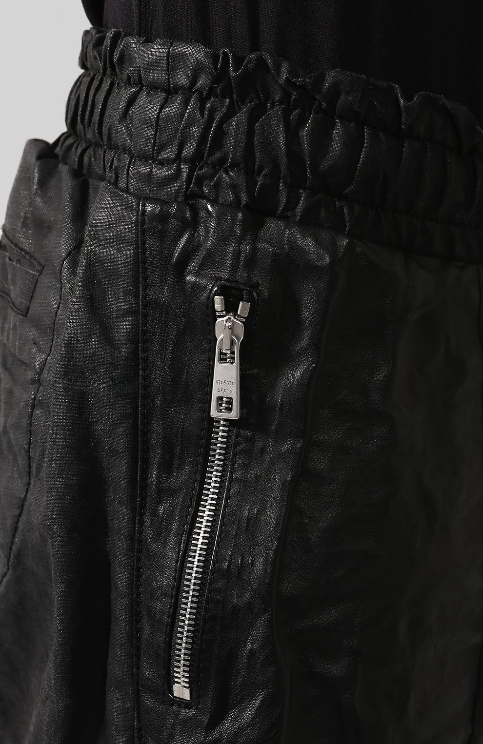Кожаные джоггеры GIORGIO BRATO, арт. GU19S8473VSC0D, фото 5