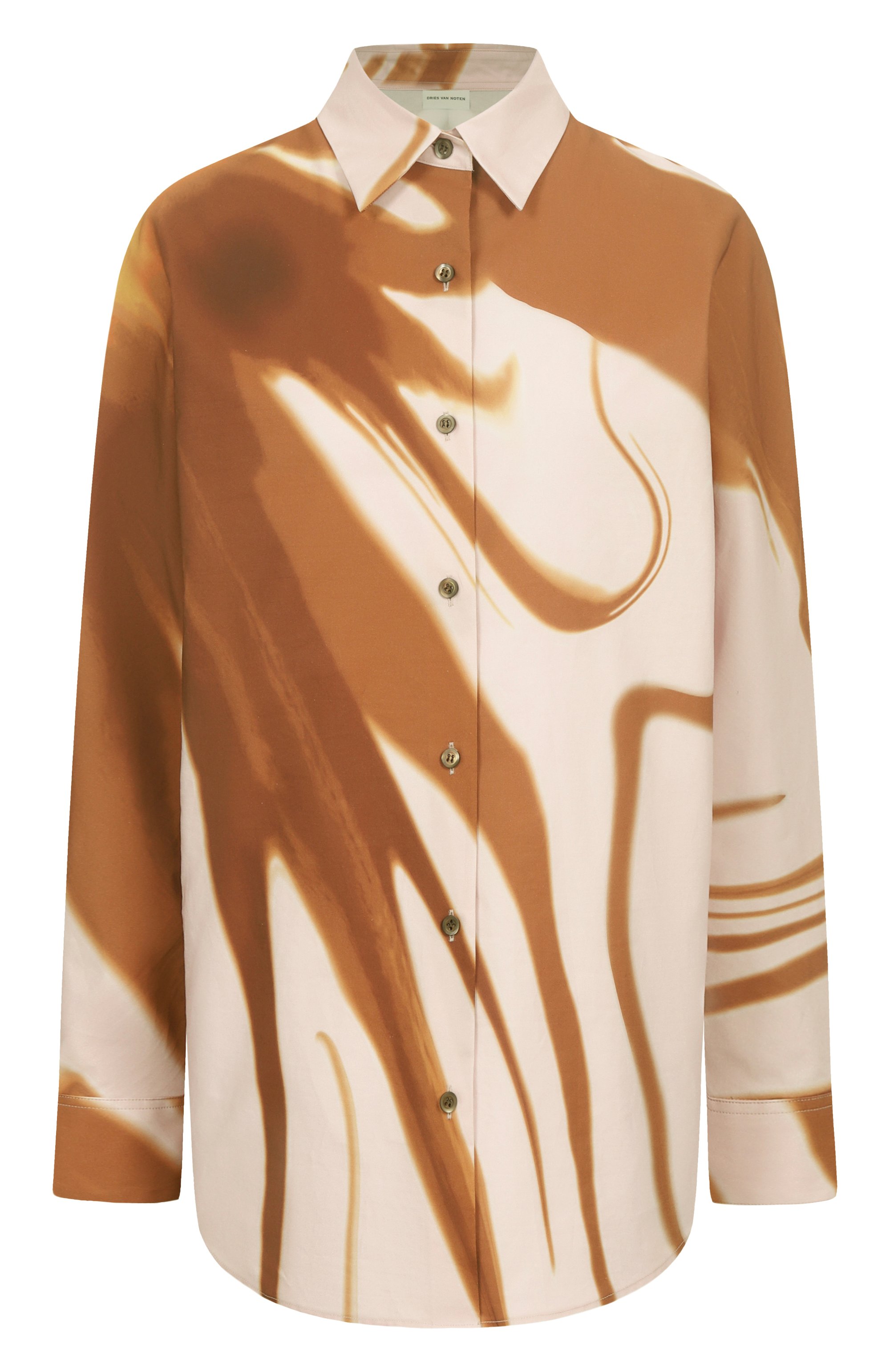 Хлопковая рубашка DRIES VAN NOTEN, арт. 251-010713-1036, фото 1