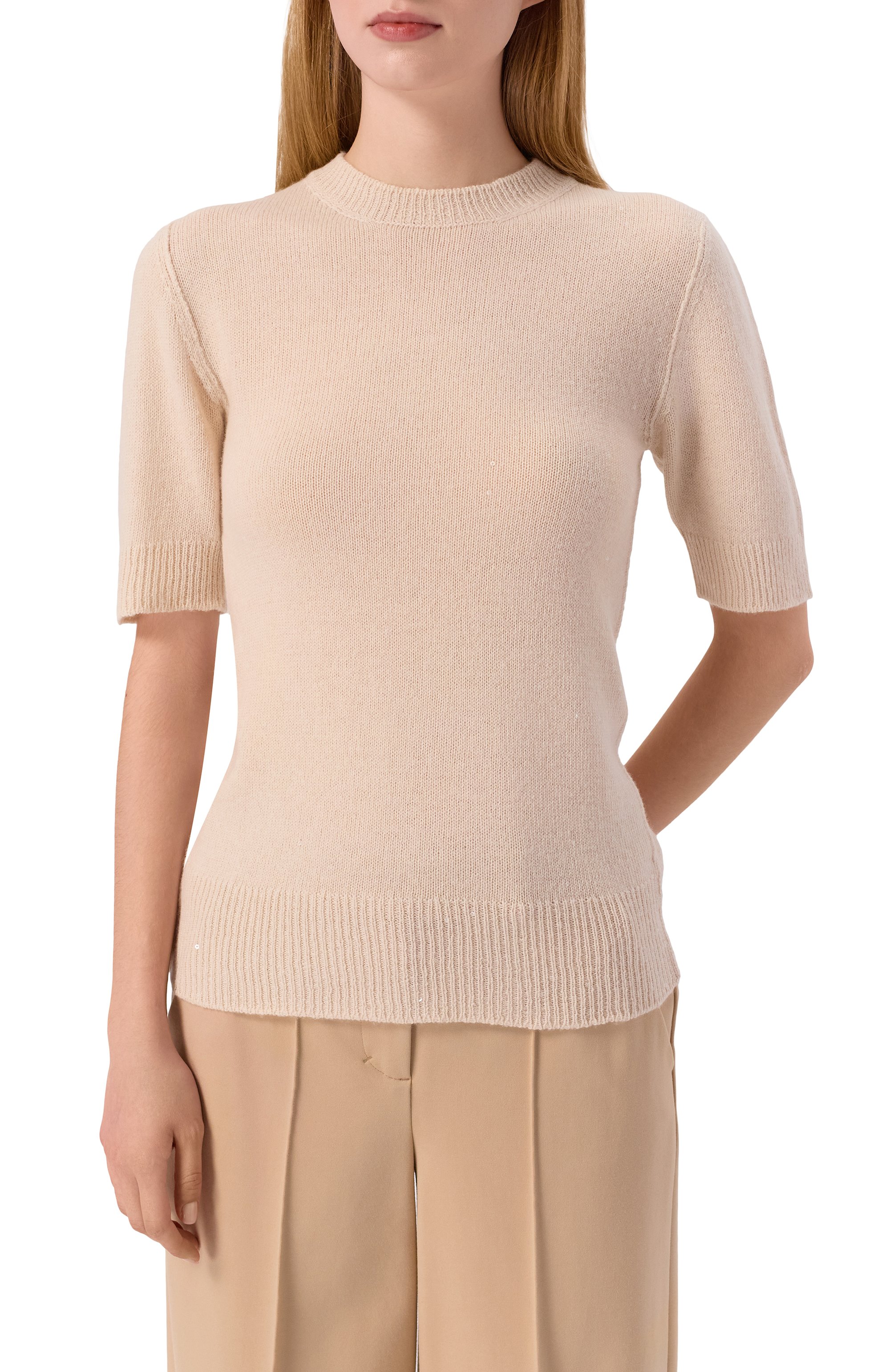 Пуловер из шерсти и кашемира LORENA ANTONIAZZI, арт. TM10A/2989, фото 3