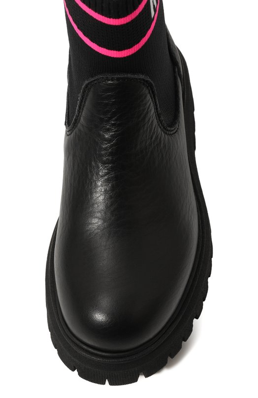 Ботинки MSGM kids Чёрный, фото 4