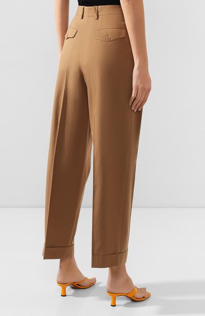 Хлопковые брюки DRIES VAN NOTEN бежевого цвета по цене 52750 руб., арт. 201-10922-9022, фото 4 Хлопковые брюки DRIES VAN NOTEN, арт. 201-10922-9022, фото 4