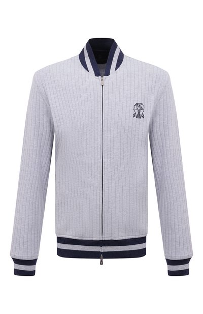 Мужской хлопковый кардиган BRUNELLO CUCINELLI, арт. MTU20B2223