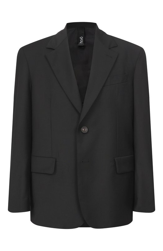 Однобортный пиджак Hevo M0LFETTA SUIT S 090/H718_1 Чёрный M0LFETTA SUIT S 090/H718_1