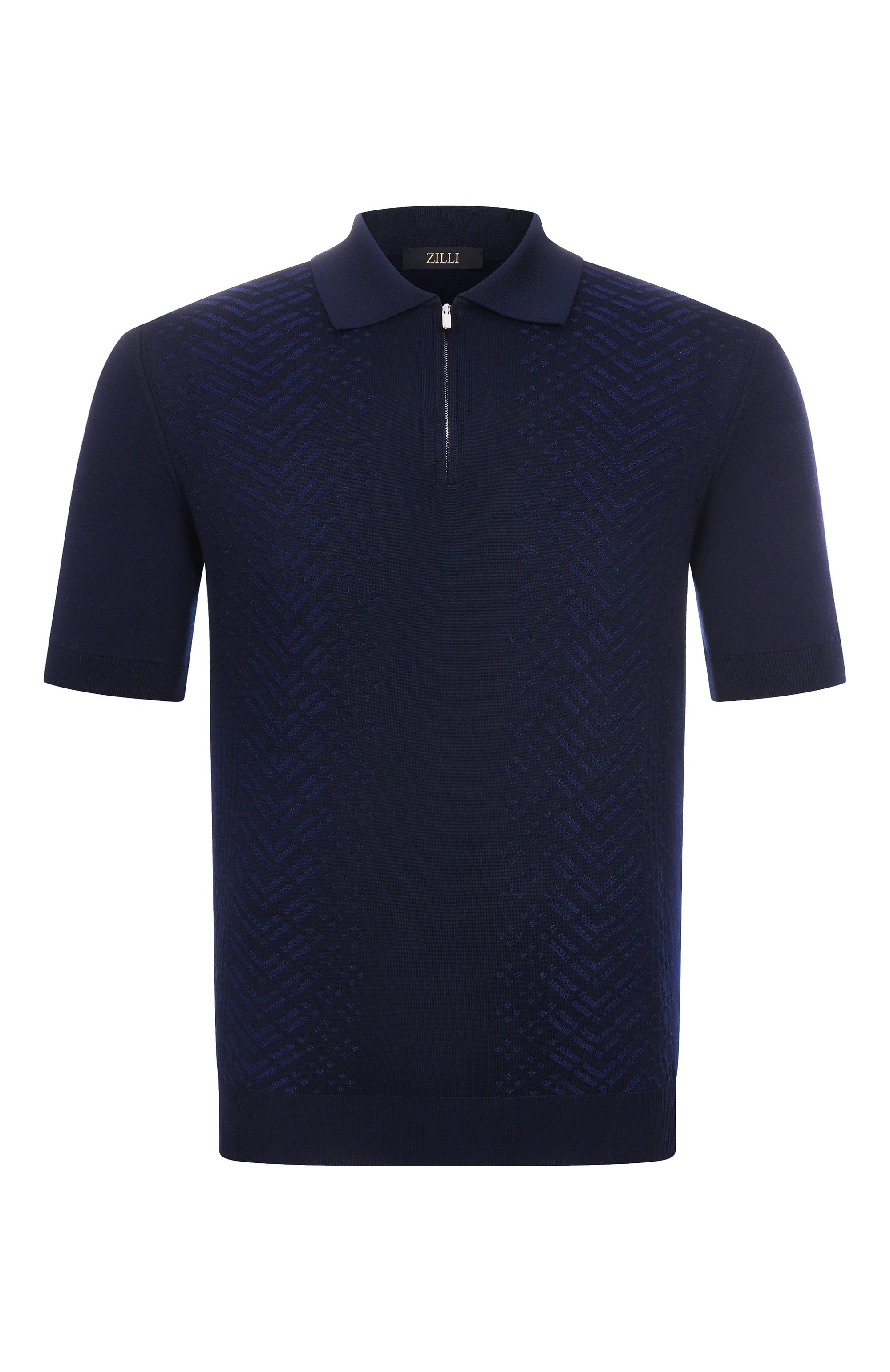 Поло из шелка и хлопка ZILLI, арт. KZP002M0145VSHC00_, фото 1