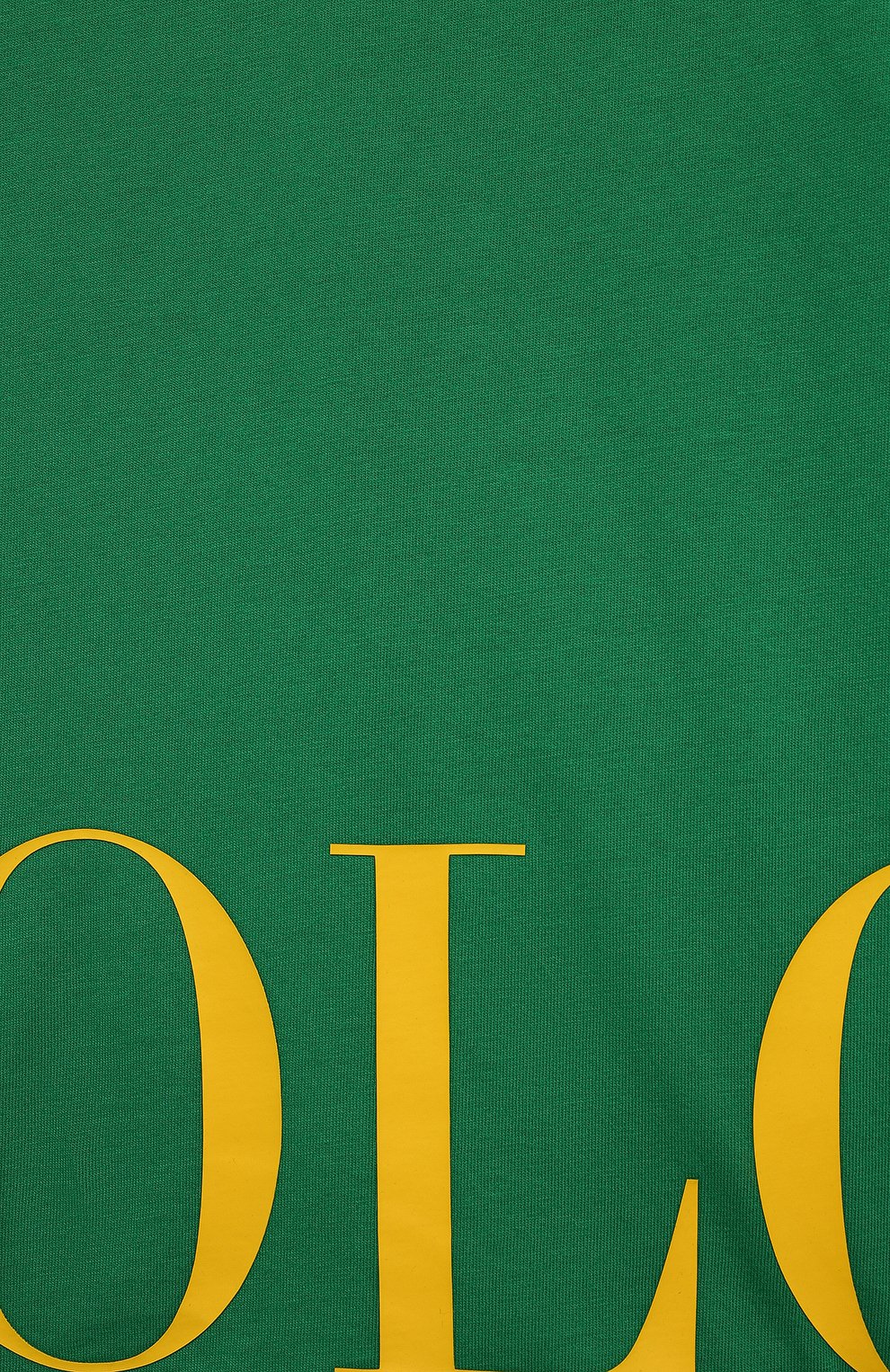 Хлопковая футболка POLO RALPH LAUREN зеленого цвета по цене 4660 руб., арт. 322865609, фото 3 Хлопковая футболка POLO RALPH LAUREN, арт. 322865609, фото 3