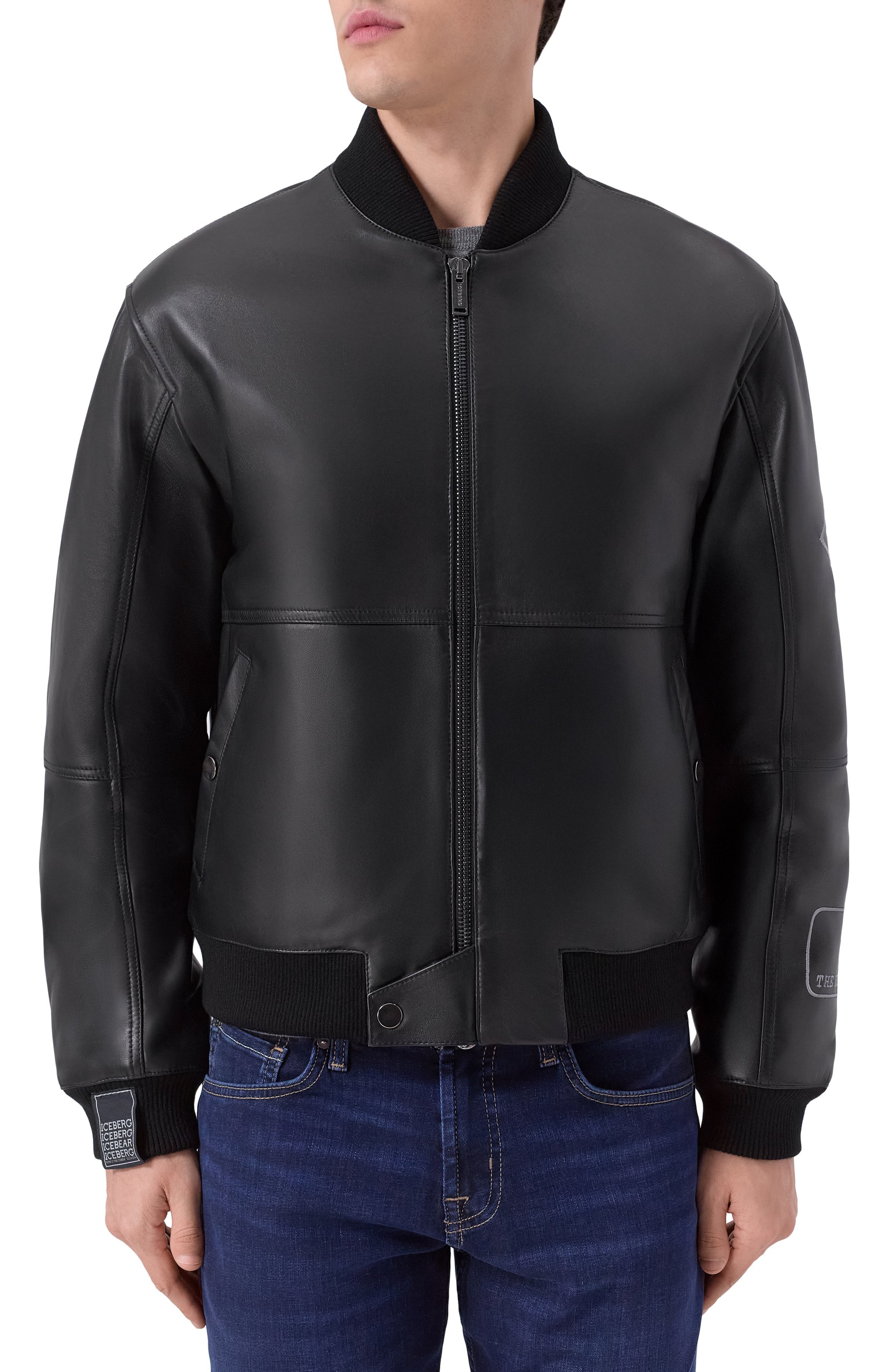 Кожаный бомбер ICEBERG, арт. Z011/6804, фото 3