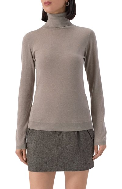 Водолазка из кашемира и шелка BRUNELLO CUCINELLI, арт. M41800063P, фото 3