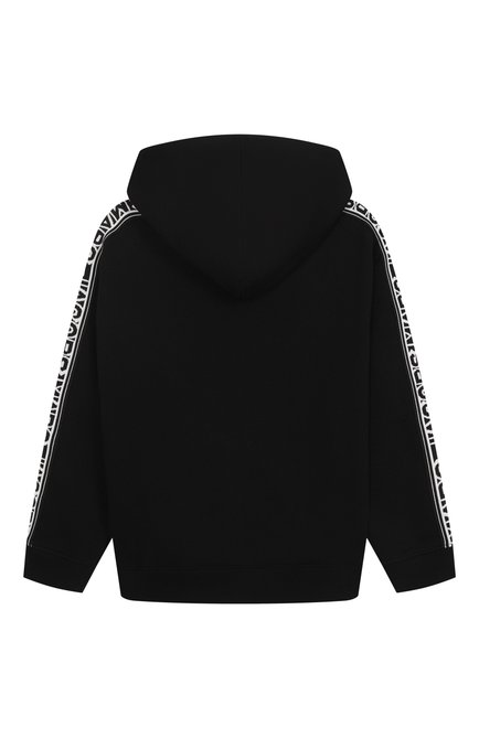 Детский хлопковая толстовка MARC JACOBS (THE) черного цвета, арт. W60438 | Фото 2 (Рукава: Длинные; Материал внешний: Хлопок; Драгоценные камни: Проставлено; Материал сплава: Проставлено)