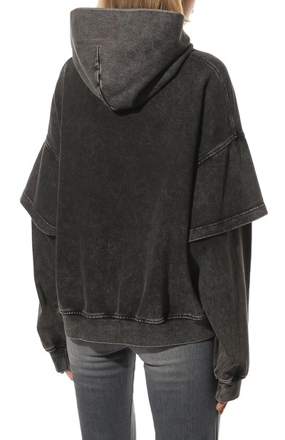 Хлопковое худи ALEXANDER WANG, арт. UCC1221491, фото 4