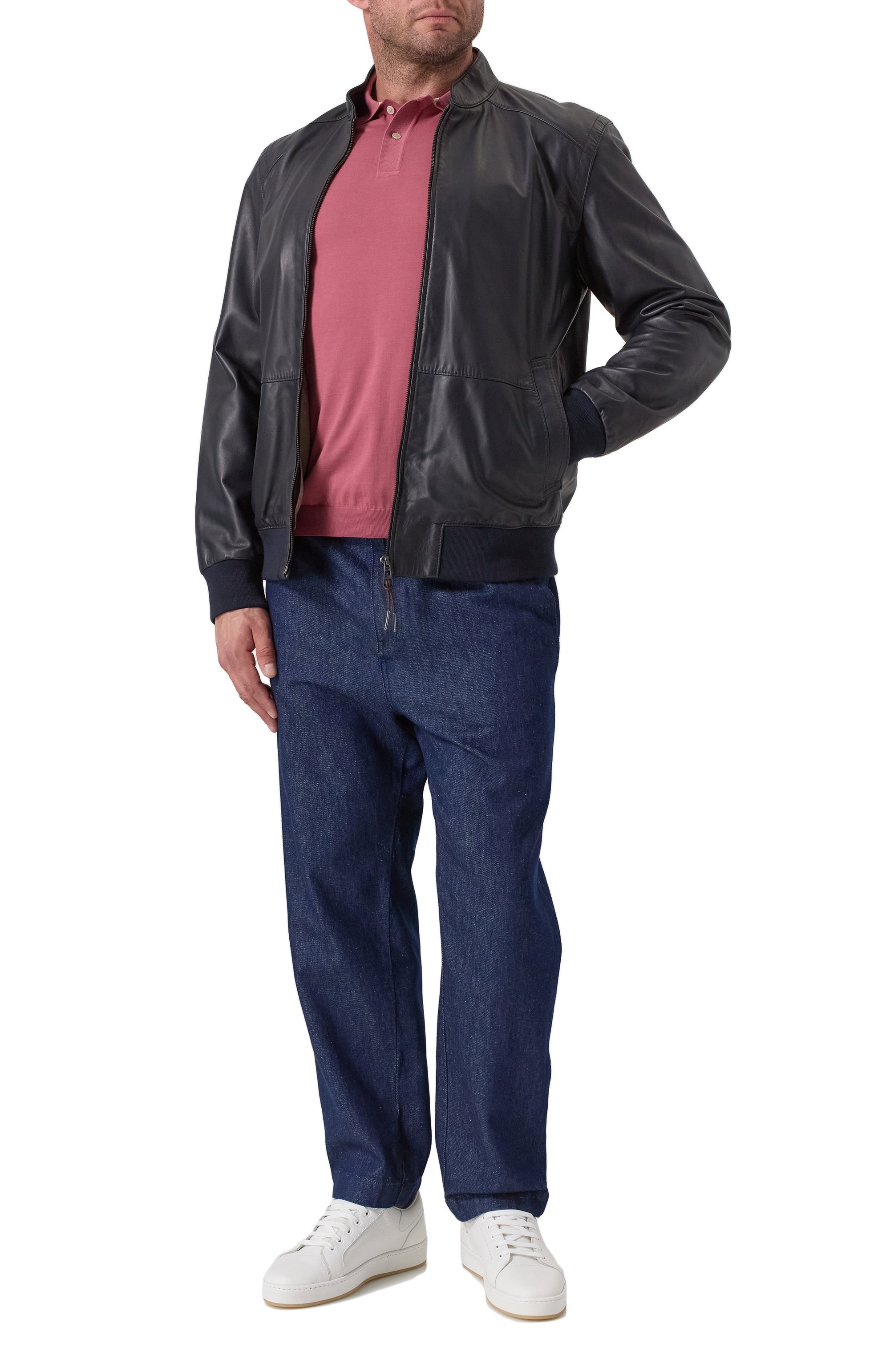 Кожаный бомбер WINDSOR, арт. B0RELL03-L/1300145/56, фото 2