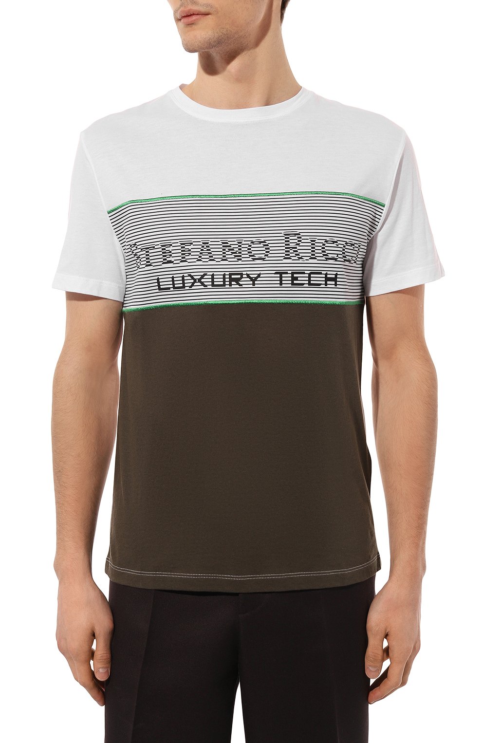 Футболка STEFANO RICCI разноцветного цвета по цене 86450 руб., арт. MNH3202320/803, фото 3 Футболка STEFANO RICCI, арт. MNH3202320/803, фото 3