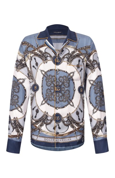 Мужская шелковая сорочка DOLCE & GABBANA, арт. G5IF1T/HI12B