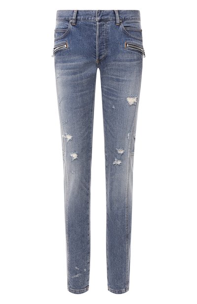 Джинсы с потертостями BALMAIN, арт. SH05332/Z750, фото 1