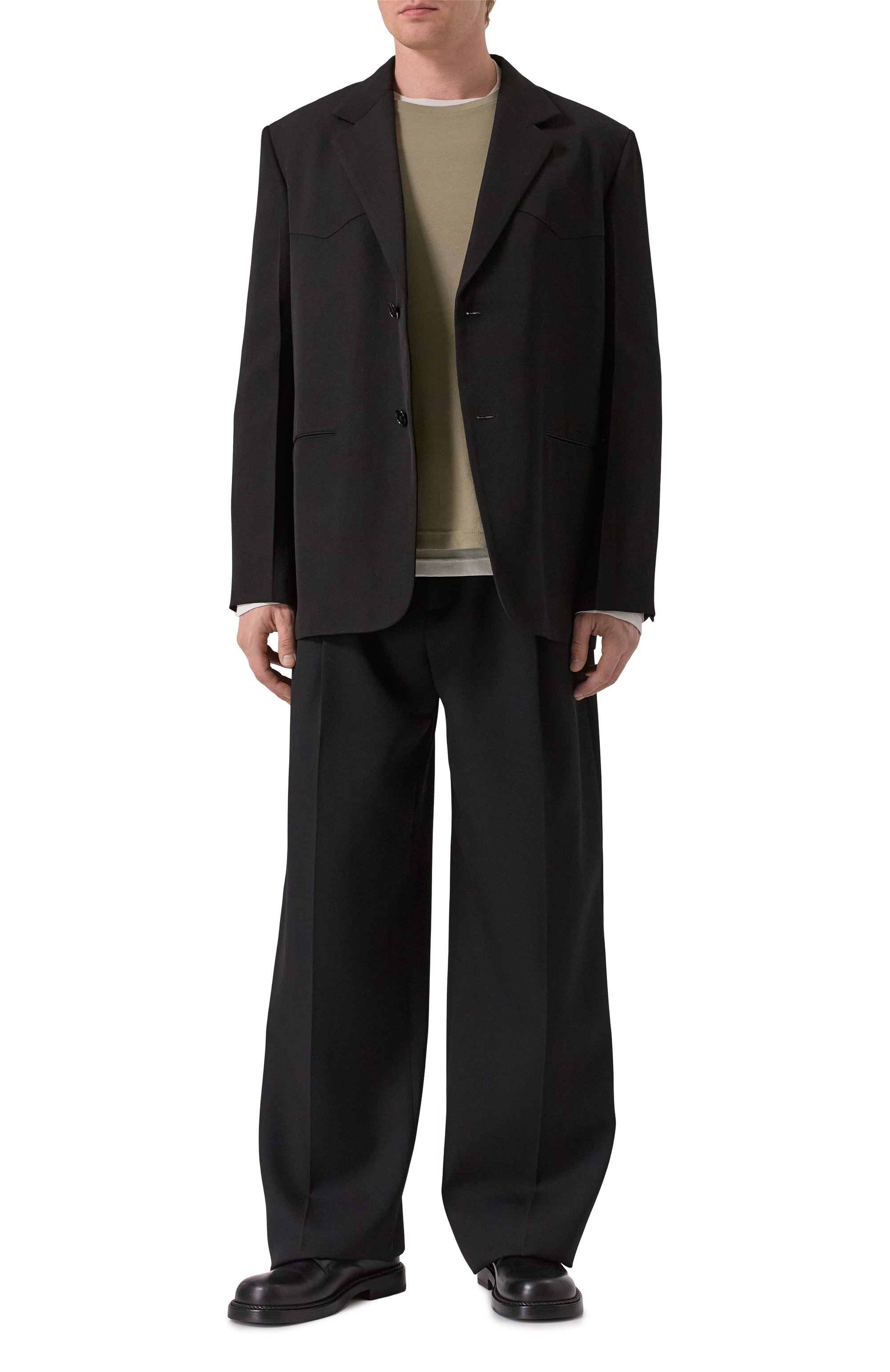 Пиджак из вискозы и шелка JIL SANDER, арт. J21BN0211-J65324, фото 3