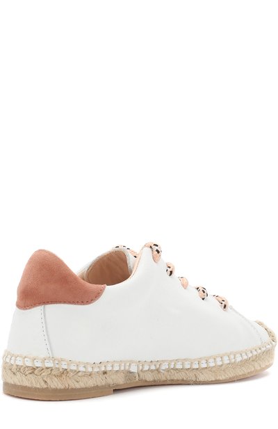 Кожаные эспадрильи на шнуровке MAISON MANGOSTAN, арт. GUARANA/PYTH0N-EFFECT LEATHER, фото 3