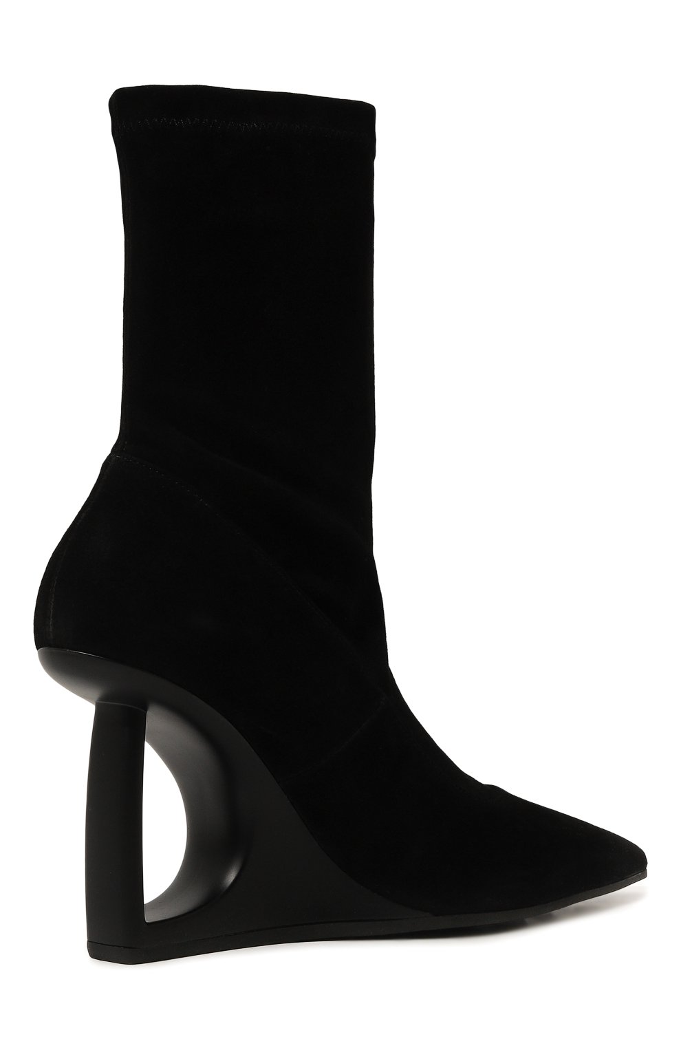 Замшевые ботильоны "d" VIC MATIE черного цвета по цене 52750 руб., арт. 1F2502D_F14C040101, фото 5 Замшевые ботильоны "d" VIC MATIE, арт. 1F2502D_F14C040101, фото 5