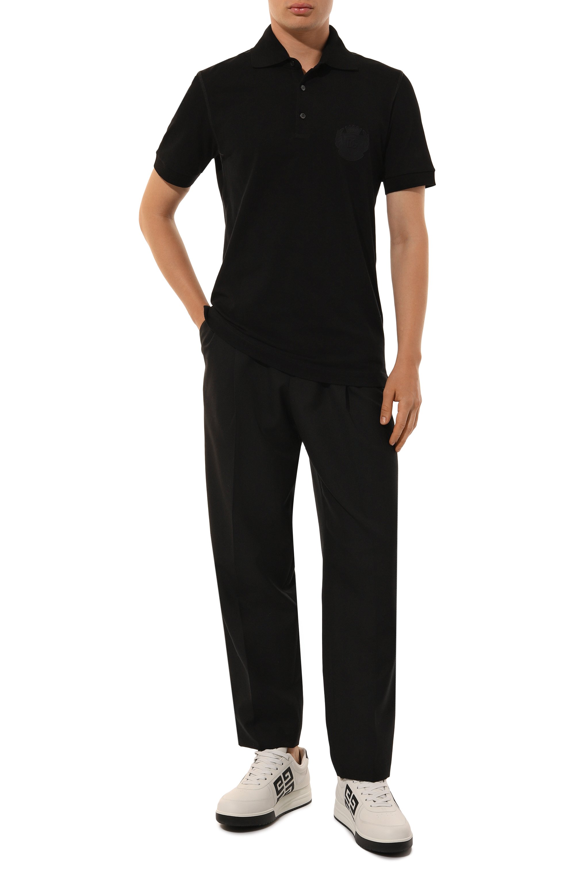 Хлопковое поло DOLCE & GABBANA, арт. G8PL4Z/G7NYY, фото 2