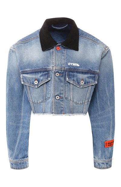 Женская джинсовая куртка HERON PRESTON, арт. HWYE001E196410037301