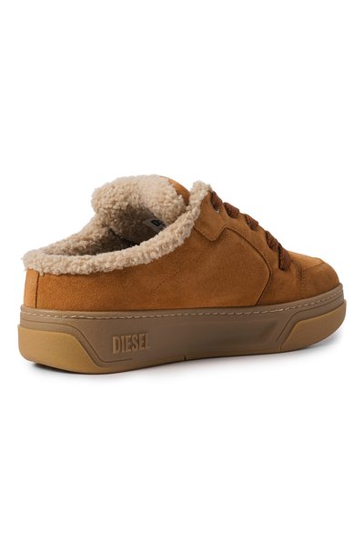 Замшевые кеды s-d-ollie DIESEL коричневого цвета по цене 31100 руб., арт. Y03902/P7737, фото 4 Замшевые кеды s-d-ollie DIESEL, арт. Y03902/P7737, фото 4