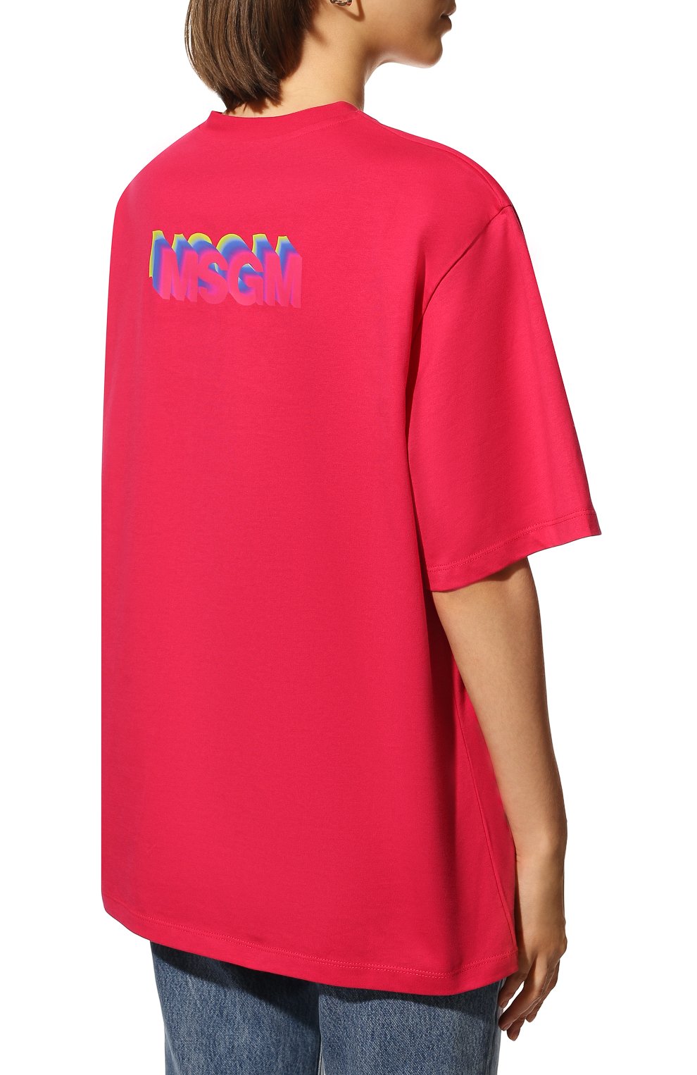 Хлопковая футболка MSGM, арт. 3341MDM167 227798, фото 4